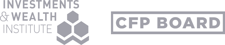 Accreditation from the Investment Wealth Institute and the CFP Board